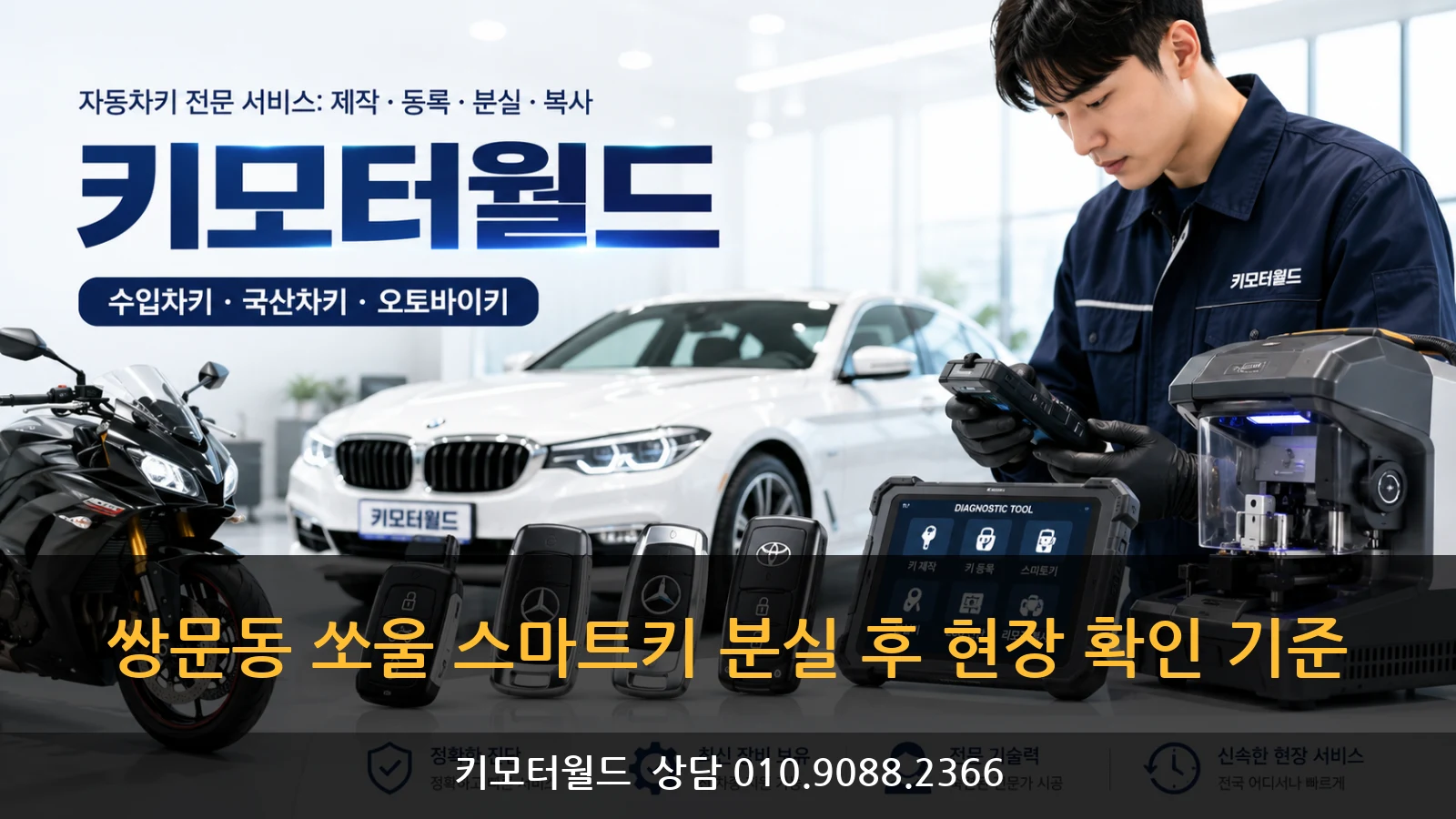 쌍문동 쏘울 스마트키 분실 후 현장 확인 기준