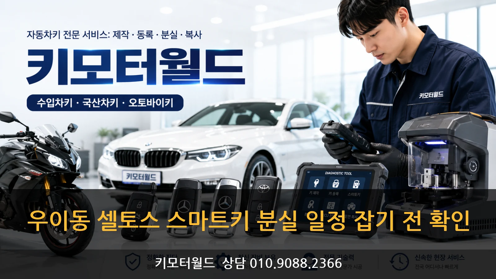 우이동 셀토스 스마트키 분실 일정 잡기 전 확인