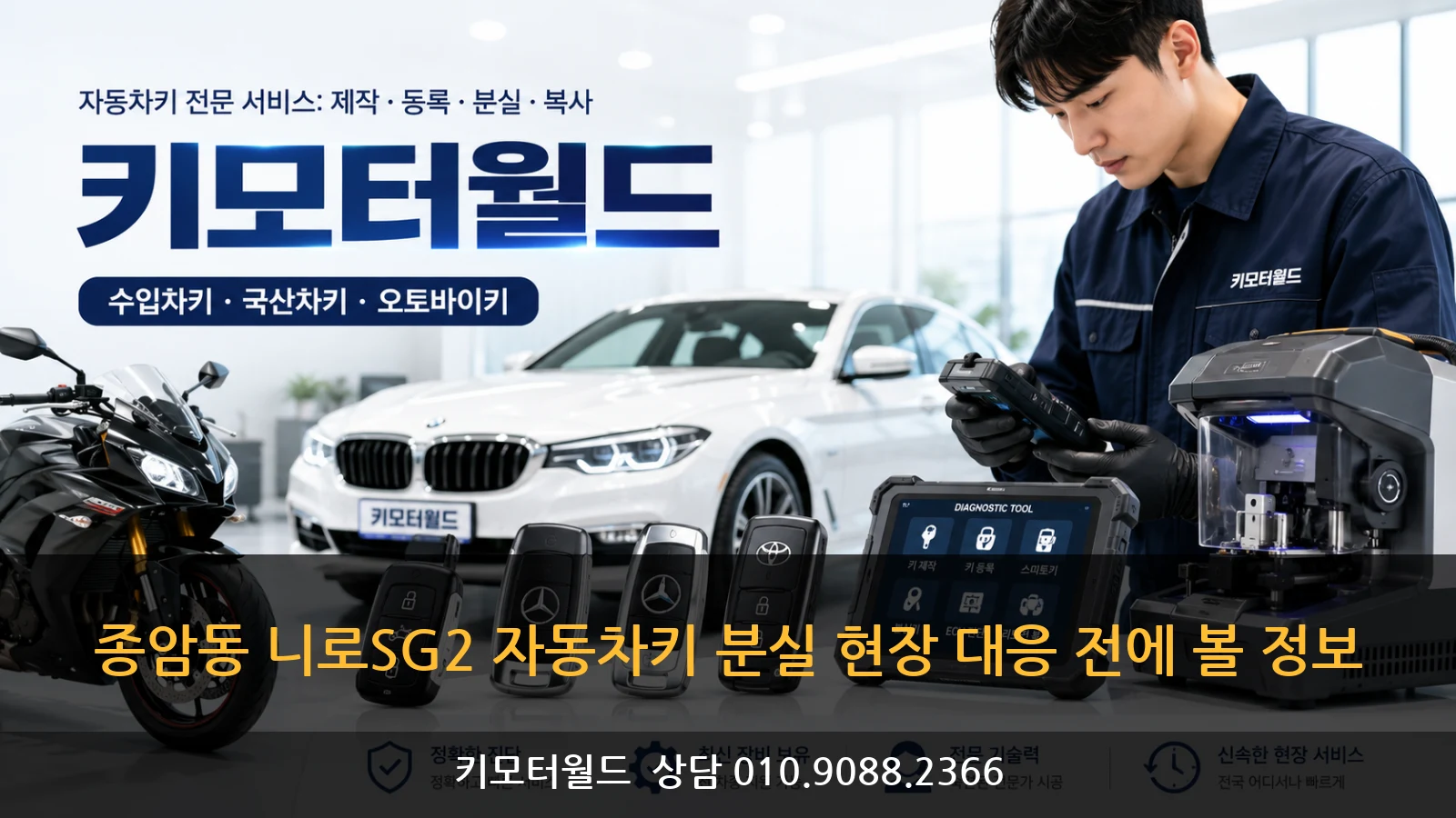 종암동 니로SG2 자동차키 분실 현장 대응 전에 볼 정보