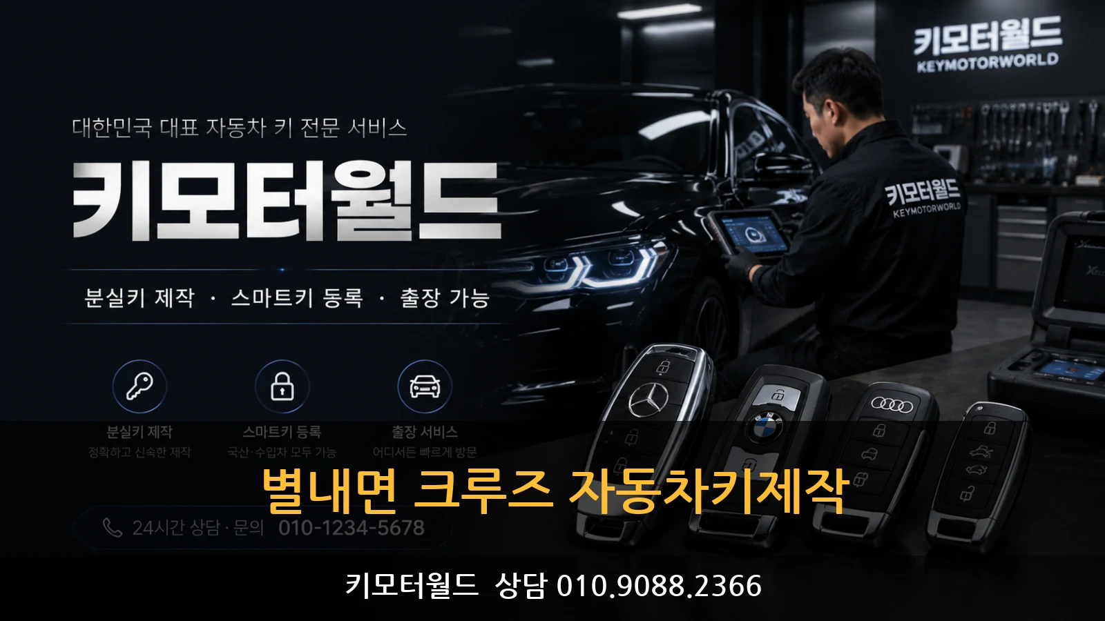 별내면 크루즈 자동차키제작