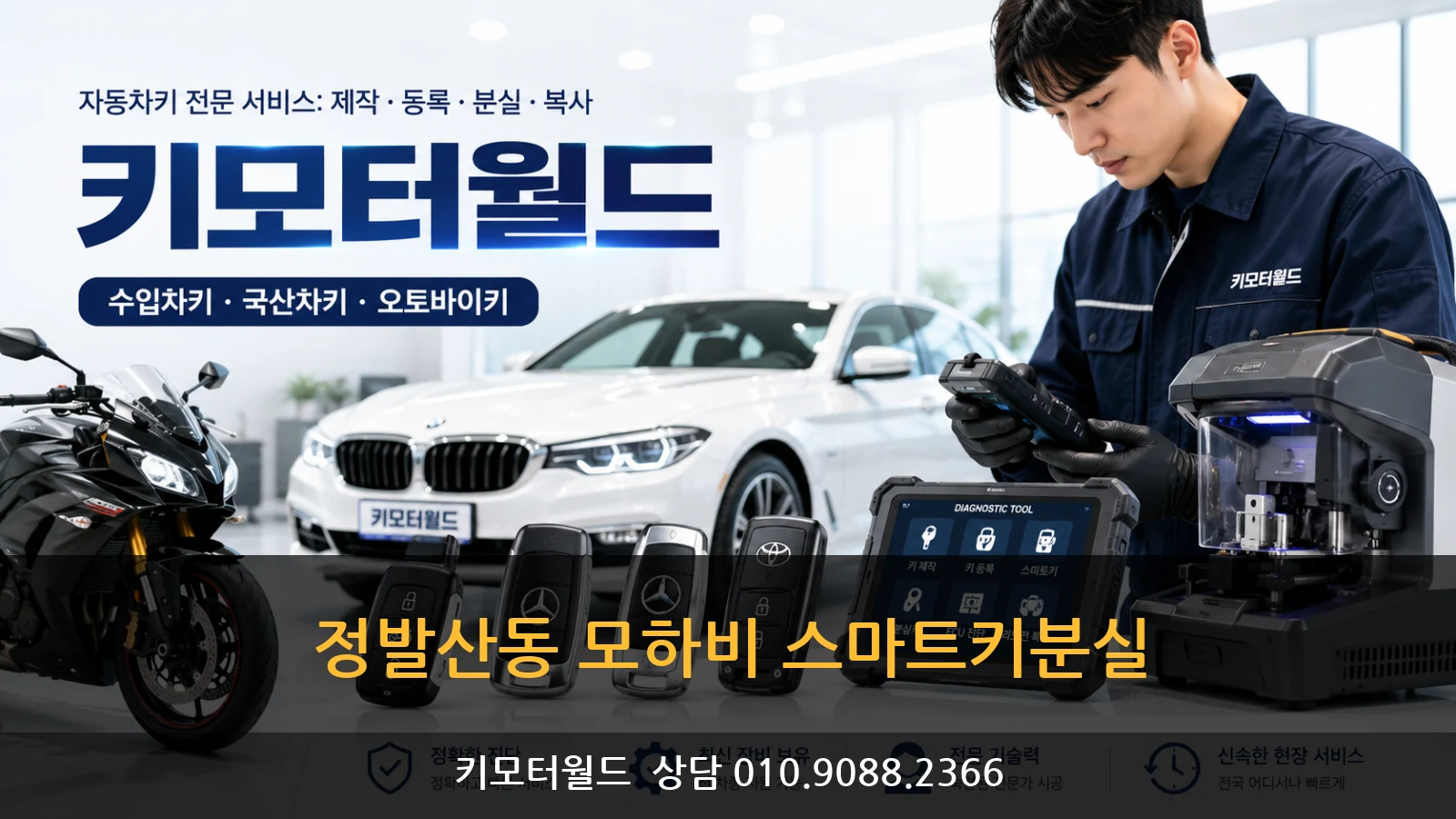 정발산동 모하비 스마트키분실