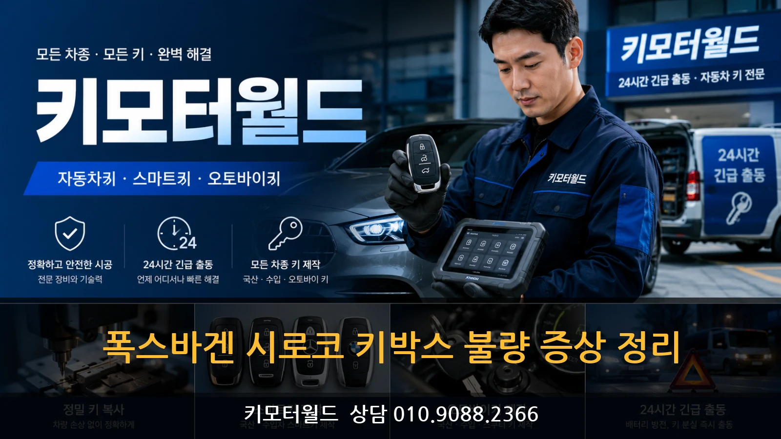 폭스바겐 시로코 키박스 불량 증상 정리