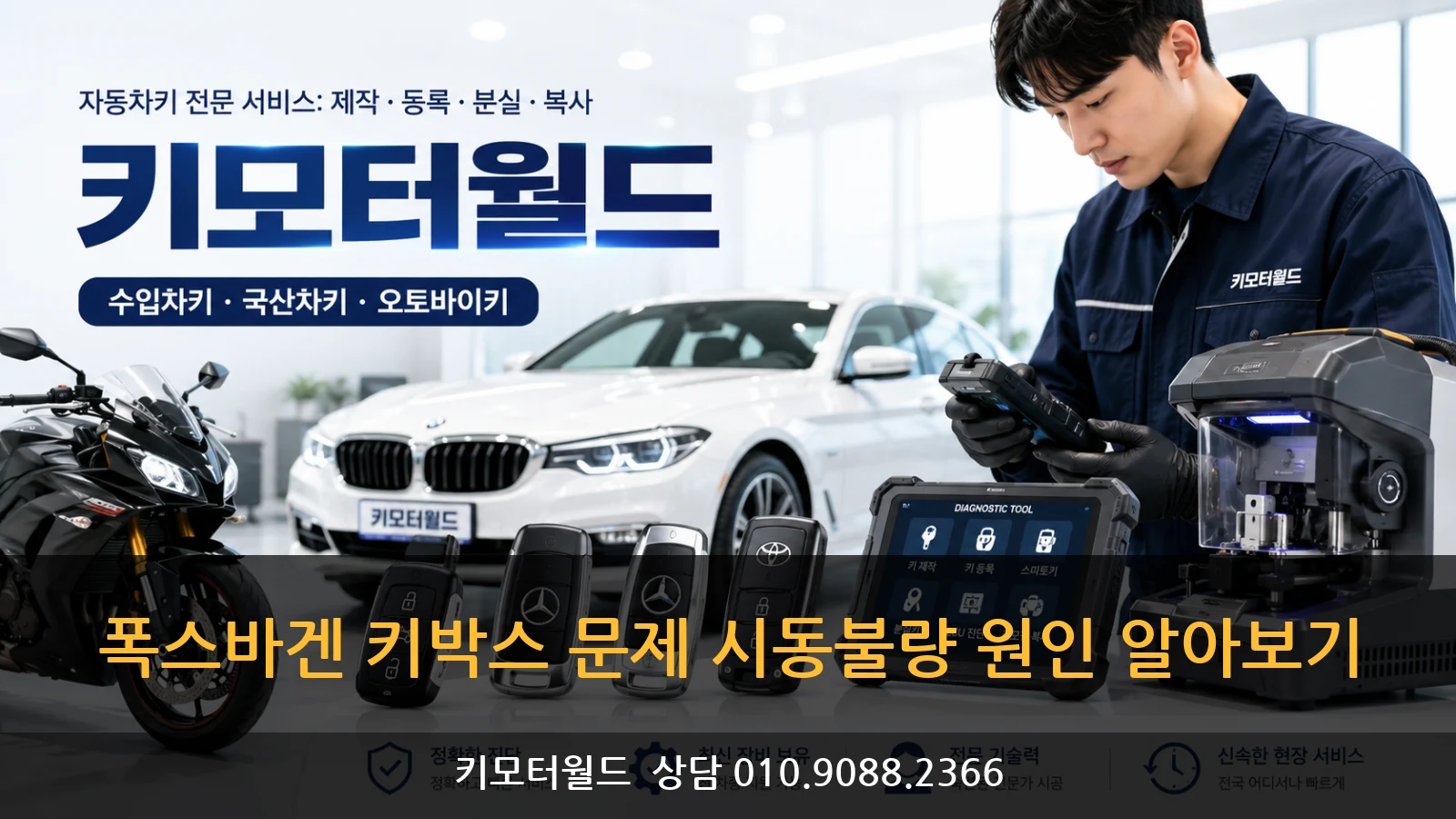 폭스바겐 키박스 문제 시동불량 원인 알아보기