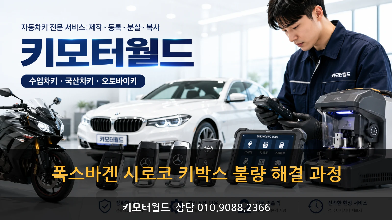 폭스바겐 시로코 키박스 불량 해결 과정
