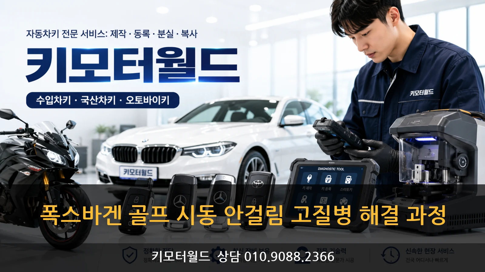 폭스바겐 골프 시동 안걸림 고질병 해결 과정